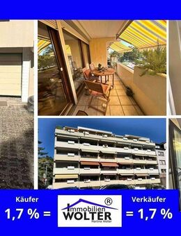 Großer Balkon & zentrale Lage, ca. 100 m² in gepflegter Anlage -GARAGE- nahe dem Naherholungsgebiet - Worms