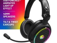 Stealth LED Headset Ständer mit Headset C6-100 LED Gaming-Headset Zubehör (12 RGB Beleuchtungseffekte)