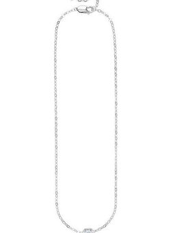 KangaROOS Kette mit Anhänger Schmuck Geschenk Silber 925 Halsschmuck Halskette Ankerkette Solitär, mit Zirkonia (synth)