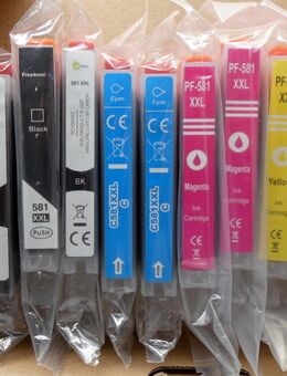 Verkaufe Canon-DruckerPatronen Pixma PGI580 – CLI581: neu, unbeschädigt und originalverpackt. - Hattingen