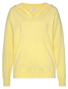 LASCANA Strickpullover Kapuzensweatshirt aus weicher Viskosemischung, Loungewear