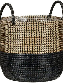 Scheurich Blumentopf nature black 34/515