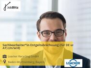 Sachbearbeiter*in Entgeltabrechnung (für DE und AT) (m/w/d)