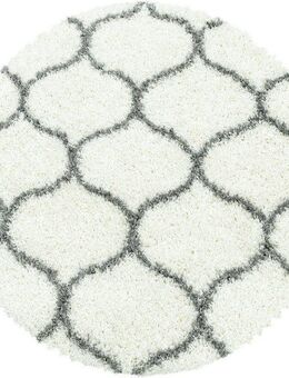 Ayyildiz Teppiche Hochflor-Teppich SALSA 3201, rund, Höhe: 50 mm, auch rechteckig, Pflegeleicht / Strapazierfähig / Shaggy/ Wohnzimmer