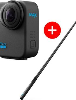 GoPro MAX + Verlängerungsstange (1,2 m) Action Cam (5,6K, Bluetooth, WLAN (Wi-Fi)