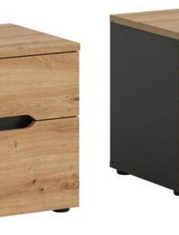 Home affaire Nachtkommode REHAT, 2er Set, je 50x37x42 cm, inkl. 2 Schubkästen (2 St., TOPSELLER!, individuell platzierbar nicht nur im Schlafzimmer), Nachttisch, Kommode, Nachtkonsole, Schubladenkommode