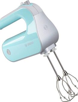 BOSCH Handmixer Styline MFQ40302, Edelst. Rührbesen/Knethaken, 5 Stufen, türkis, 500 W, Turbostufe, leichtes Gehäuse, Made in Europe