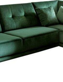 Trends by HG Polsterecke Barcelona L-Form, mit Metallfuss, frei im Raum stellbar