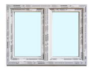 Kunststofffenster, Fenster auf Lager abholbar 120x90 cm 2-flg. 3-fach Verglasung - Essen