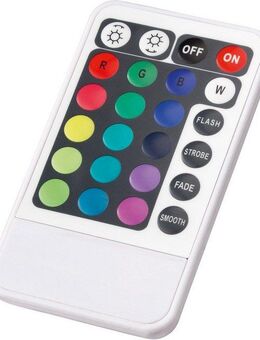 Reality Leuchten LED Stehlampe Tico, LED fest integriert, Warmweiß, Stehleuchte mit Fernbedienung und Starlight Effekt, RGBW-Farbwechsler