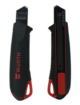 2x Würth 2K Cuttermesser 18mm inkl. 6 Klingen extrem Scharf Teppichmesser - Ingolstadt