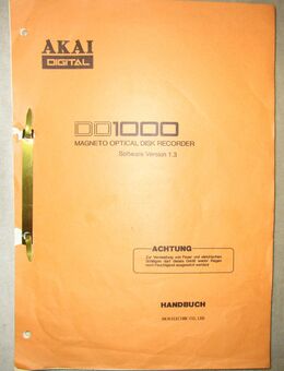 AKAI DD-1000 HANDBUCH (Operator's Manual) gebraucht - sehr gut ! VG+ (Rare) - Groß Gerau
