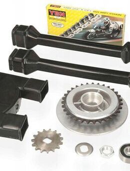 Simson Zahnrad hinten & vorne XXXL Set mit Abdeckung Simson SR50​ Set2532 - Wuppertal