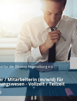 Mitarbeiter / Mitarbeiterin (m/w/d) für das Rechnungswesen - Vollzeit / Teilzeit - Regensburg