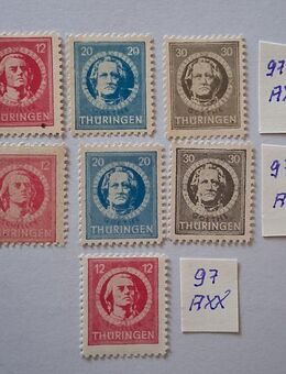 Sbz Thüringen 1945/46 97-99 AX AY 97 AXX - Görlitz