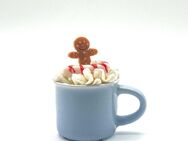 Dessertkerze „ Gingerbread Man Tasse (blau) ❤️8,99€❤️ - Weimar