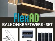 Balkonkraftwerk-Set inkl. Runhood F2400 Stromspeicher - Rosenthal