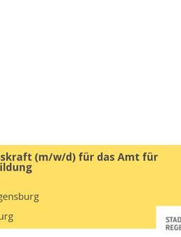 Sekretariatskraft (m/w/d) für das Amt für musische Bildung - Regensburg