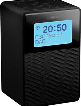 Philips TAR 5100 Uhrenradio (Digitalradio (DAB), FM-Tuner, UKW mit RDS, 2,5 W)