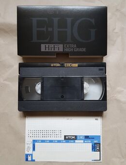 TDK EHG Hi-Fi EXTRA HIGH GRADE E-240 VHS Kassette(n) 1x bespielt - Hamburg Wandsbek