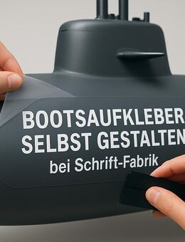 Bootsaufkleber selbst gestalten - Leipzig