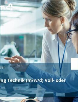 Teamleitung Technik (m/w/d) Voll- oder Teilzeit - Uelzen