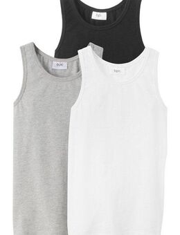 bonprix Unterhemd (Packung, 3-St) aus reiner Baumwolle, Dreierpack