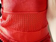 NEU Damen Strick Tank Top rot 36 38 40 42 Lochmuster - Verl
