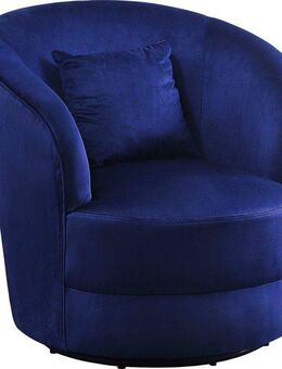 ATLANTIC home collection Drehsessel Colin, 360Â° frei drehend, in Samtveloursbezug, inkl. Zierkissen