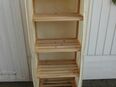 Stoffschrank Kiefer 43x28x113 cm Schrank mit 4 Regalböden 12,- in 24944