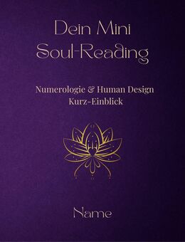 Mini Soul Reading – Numerologie & Human Design Analyse (PDF, 4–6 Seiten) - Göhren (Mecklenburg-Vorpommern)