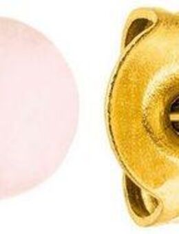 Purelei Paar Ohrstecker Schmuck Geschenk Rose Quartz Ohrringe, 23381, mit Rosenquarz