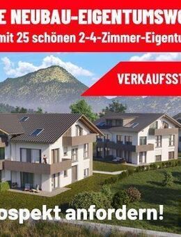 VERKAUFS-START: 3-Zimmer-Terrassen-Wohnung ca. 71,20 m², Keller, TG-Platz a. W. WHG-Nr. 11 - Garmisch-Partenkirchen