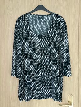 neuwertig ~ DAMEN-SHIRT ~ Gr. 52/54 ~ grandiosa ~ schwarz/weiß - Bad Lausick