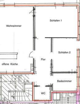 3-Zimmer Altbauwohnung, Balkon, EBK - Grömitz