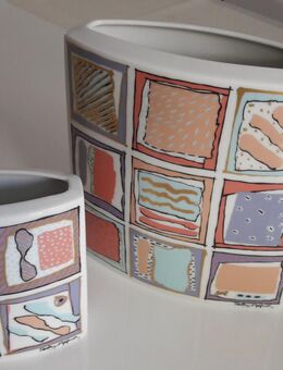 Rosenthal 2 Vasen Dorothy Hafner 1985 - Frankfurt (Main)