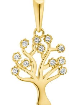 Amor Kettenanhänger Lebensbaum, 2028134, mit Zirkonia (synth)