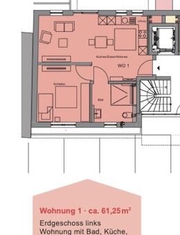 ROLLSTUHLGERECHT: Neubau einer Eigentumswohnung rollstuhlgerecht und mit barrierefreiem Zugang, ca. 61,25 m2 Balkon, Aufzug, Baubeginn 2024 - Trier