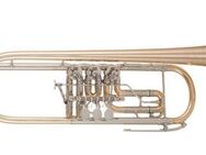 J. Scherzer Konzerttrompete, Modell 8211 Goldmessing lackiert. NEUWARE - Hagenburg