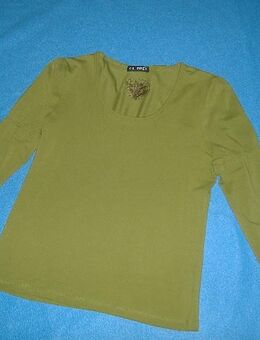 NEU * Ausgefallen * edel * Langarm * Longsleeve * T- Shirt "GIL BRET" Gr. 38- 40/ S- M * pistazie- kiwi- grün * - Riedlingen