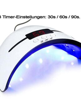 2 UV Lampen für Gelnägel 36W USB-Ladefunktion, 30/60/90s Timing-Funktion - Bad Liebenstein Steinbach