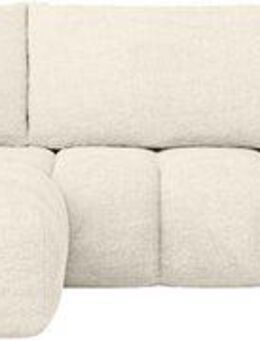 INOSIGN Ecksofa AZITA Designsofa, elegant und bequem L-Form, Bubble-Optik, lose Rückenkissen, traumhafte Steppung, Maße B/T/H: 352/210/72 cm
