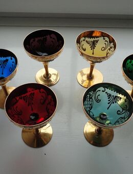 Römer Champagner-/Sektschalen, exklusive Gläser, 6 Stück , 6 Farben - Bergheim (Nordrhein-Westfalen)