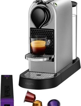 NESPRESSO Kapselmaschine XN741B New CitiZ von Krups, Wassertank: 1 L, inkl. Willkommenspaket mit 7 Kapseln