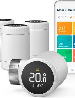 Tado Heizkörperthermostat Smartes Heizkörper-Thermostat X - Quattro Pack