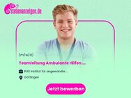 Teamleitung (m/w/d) Ambulante Hilfen / Qualifizierte Assistenz - Göttingen