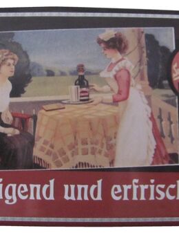 Sudenburger Malzbier - Kräftigend und erfrischend - Blechpostkarte mit Umschlag - Doberschütz