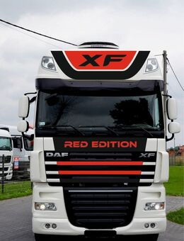 AUFKLEBER Fahrzeugbeschriftung DAF XF 105 106 EURO 5 UND EURO 6 RED EDITION Set5342 - Wuppertal