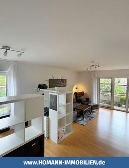 2,5-Zimmer-Wohnung mit Loggia, Südbalkon und Tiefgarage in der Aaseestadt! Bezugs & Barrierefrei! - Münster