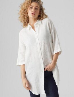 Vero Moda Hemdblusenkleid VMNATALI 3/4 LONG OVERSHIRT NOOS Sommerkleid, mit 3/4 Ärmel